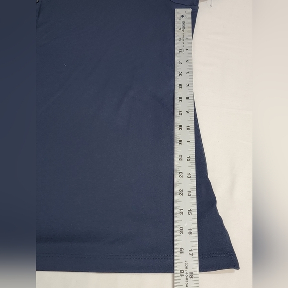 Lady Hagen Americana Print Block Short Sleeve Polo Sparklers White/Navy XXL - Picture 6 of 11